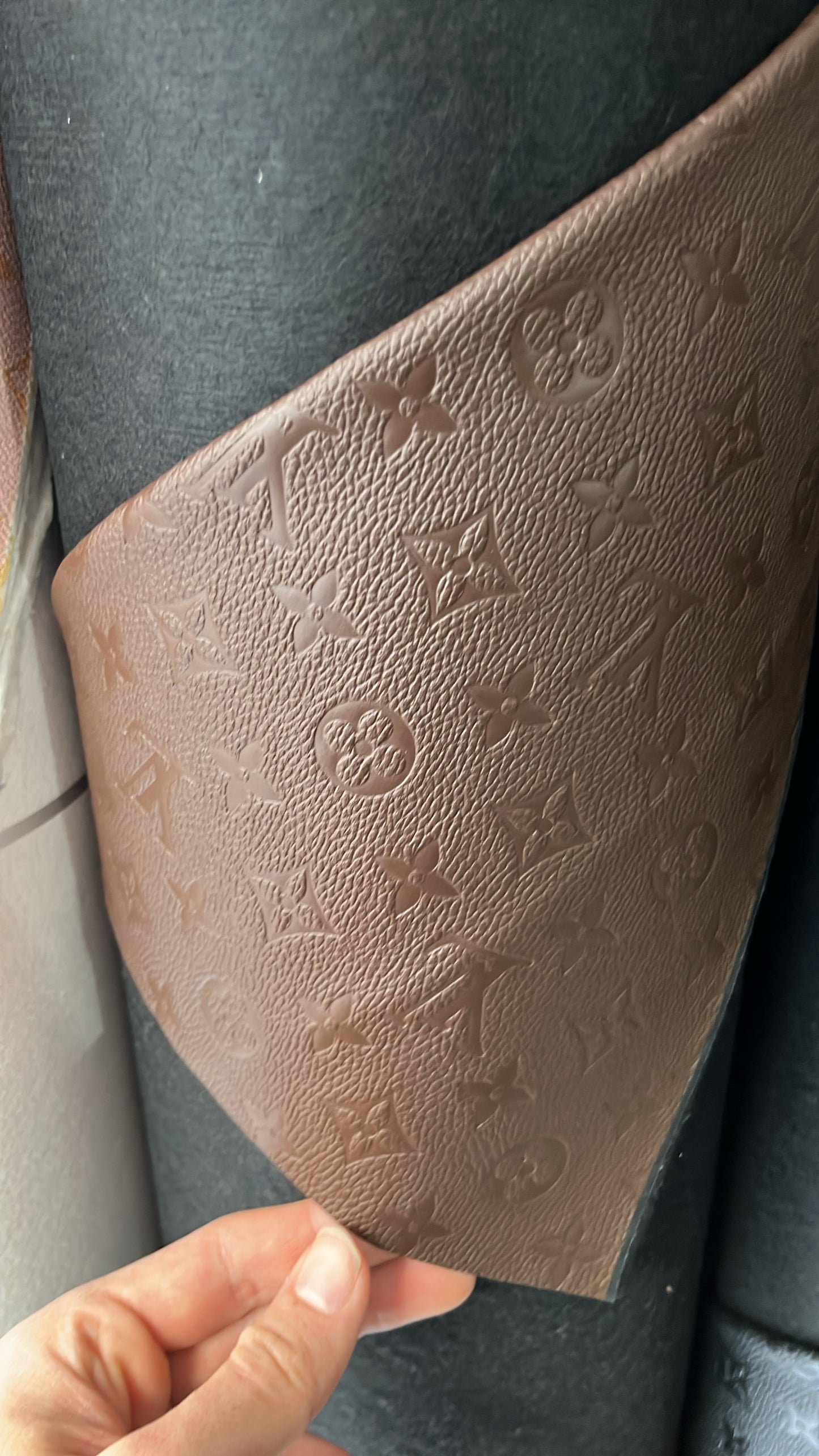 Brown Embossed
