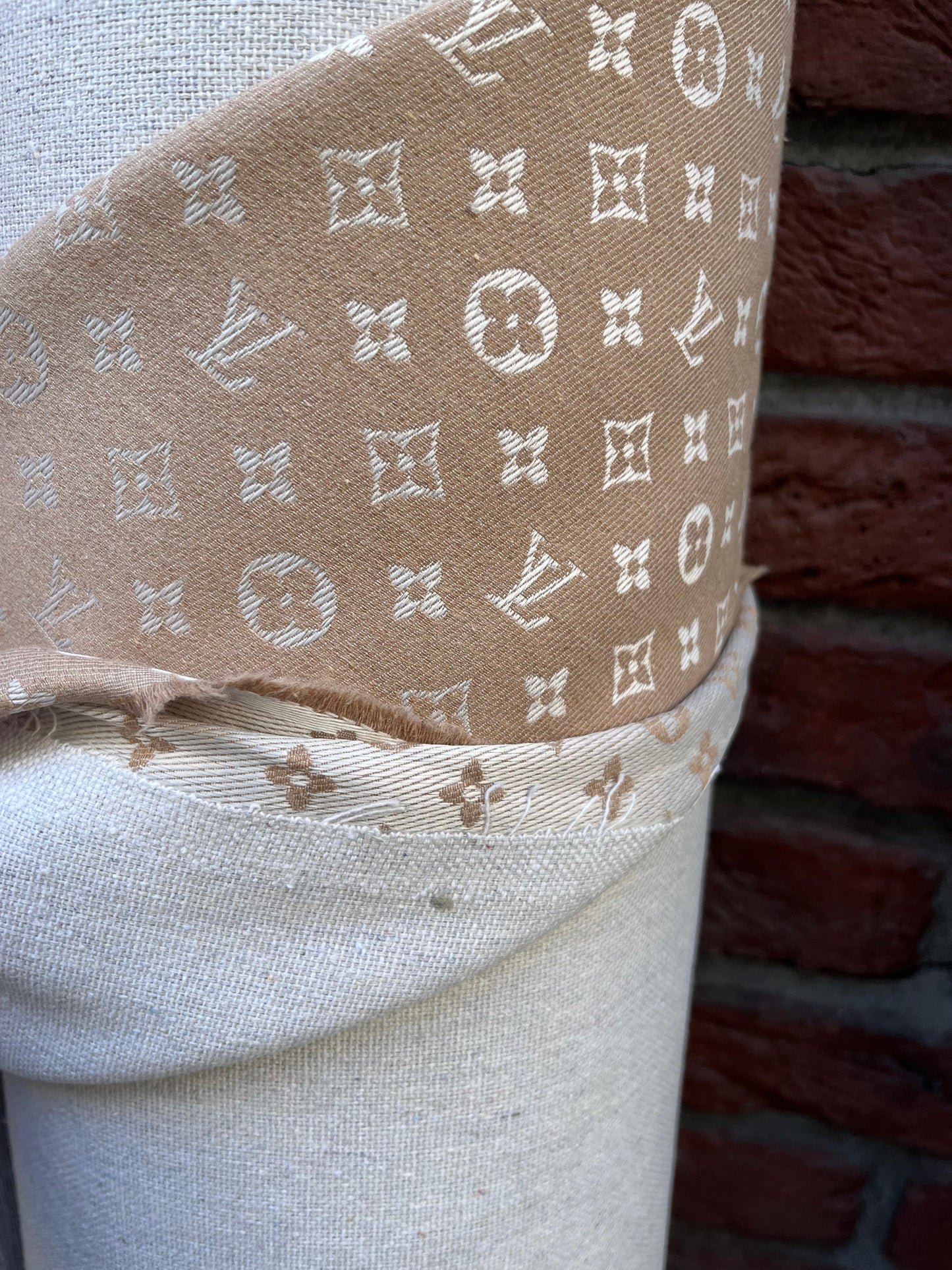 Cotton Fabric Lv Beige - Lamberti Leathers