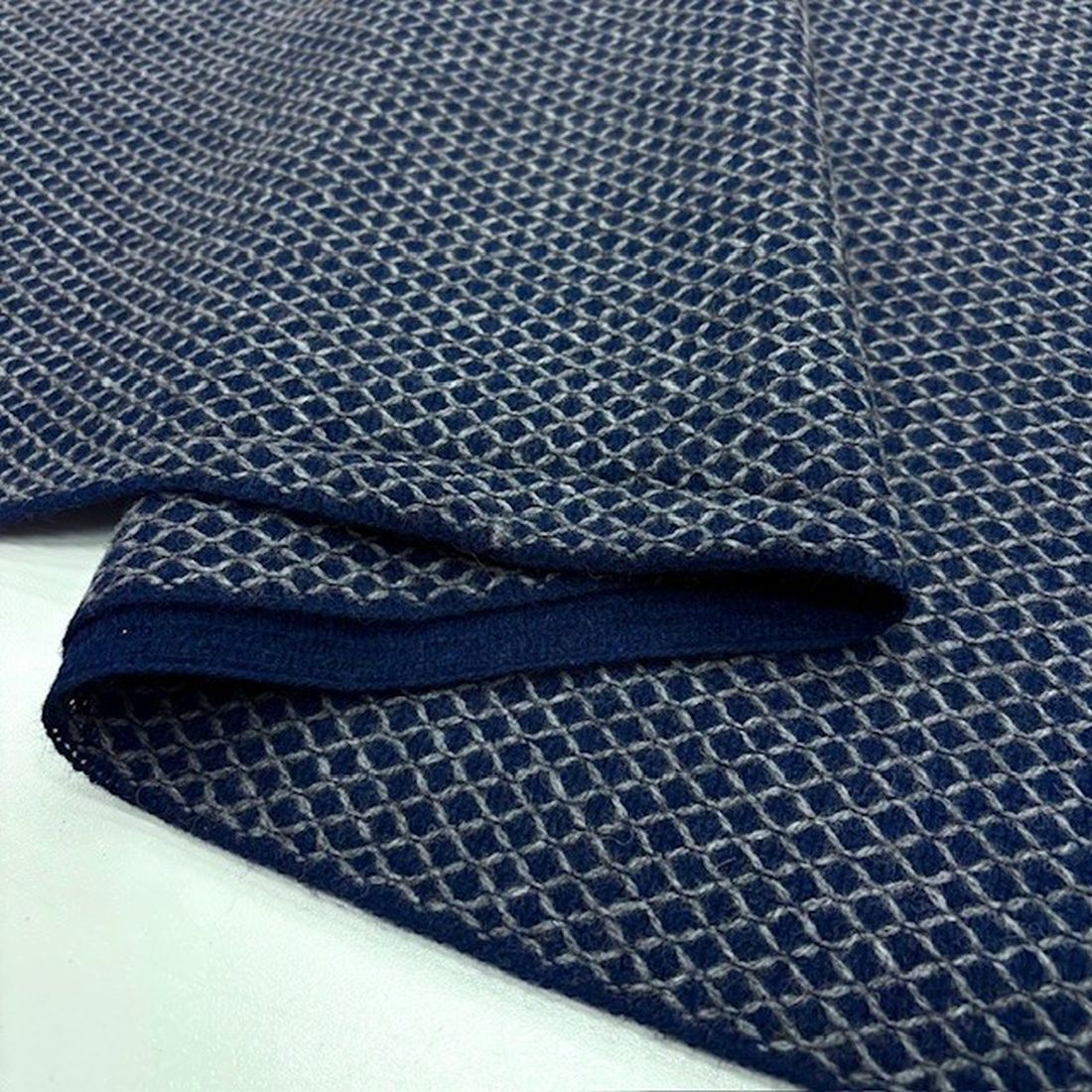Winter Fabric Blue - Free Shipping - Lamberti Leathers