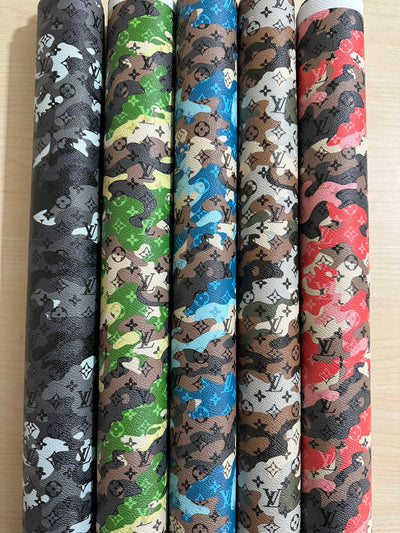 Camo Design Leathers
