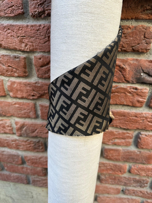 Fendi Cotton Fabric Brown - Lamberti Leathers