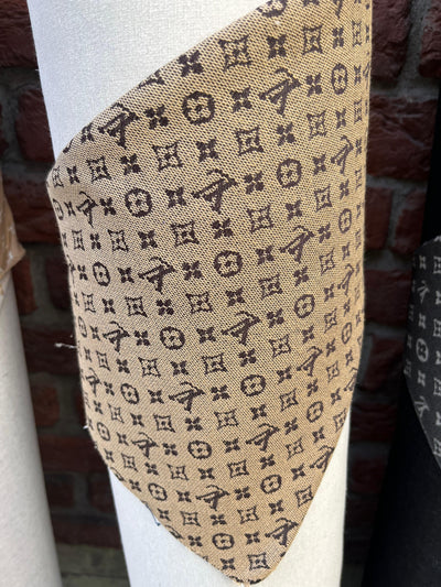 Cotton Fabric Lv Tan - Lamberti Leathers