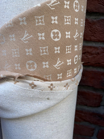 Cotton Fabric Lv Beige - Lamberti Leathers