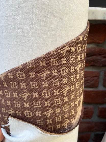 Cotton Fabric Lv Brown - Lamberti Leathers