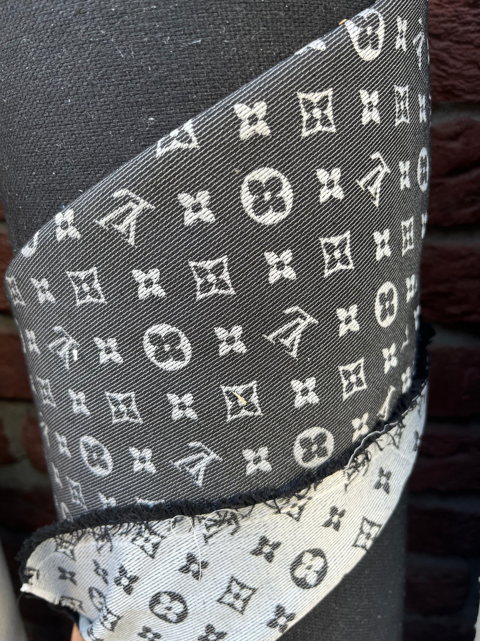 Cotton Fabric Lv Black - Lamberti Leathers