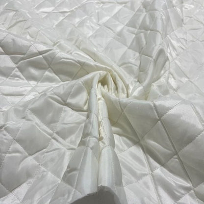 White Sateen fabric - Free Shipping - Lamberti Leathers